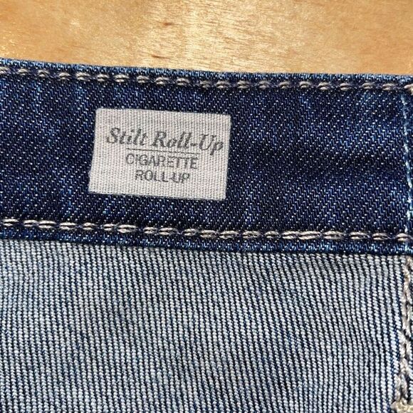Adriano Goldschmied Women's Stilt Roll Up Cigarette Straight Jeans Blue Size 25R - Picture 7 of 11